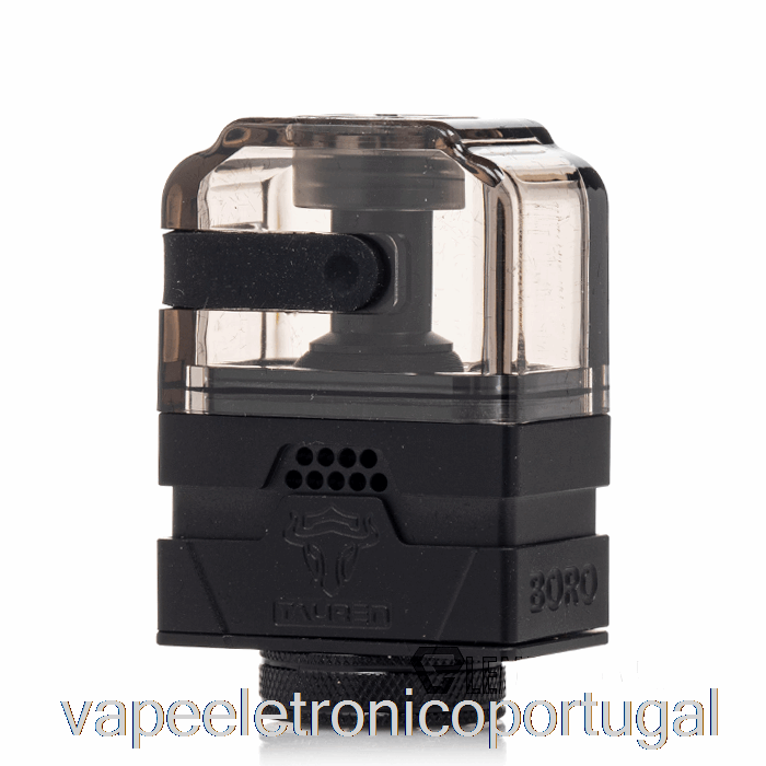 Vape Eletrônico Thunderhead Creations Tauren Boro Tanque Preto Fosco